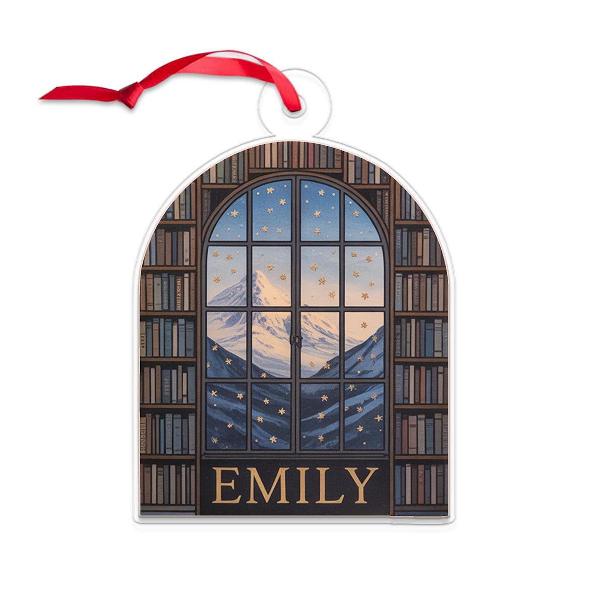 Personalized Night Court Bookshelf Acrylic Ornament Christmas Gift
