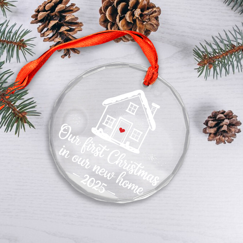 First Christmas in New Home 2025 Ornament