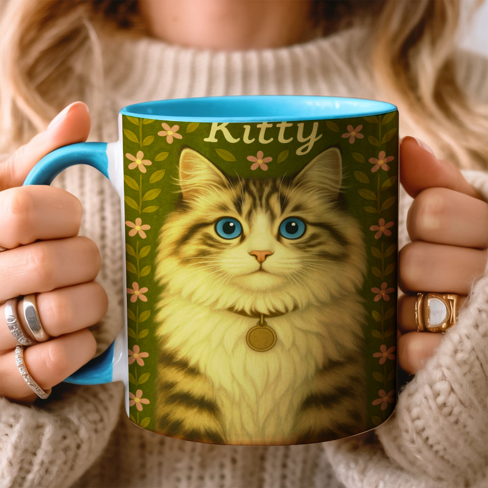 Custom Cat Portraits From Photo From Photo Mug