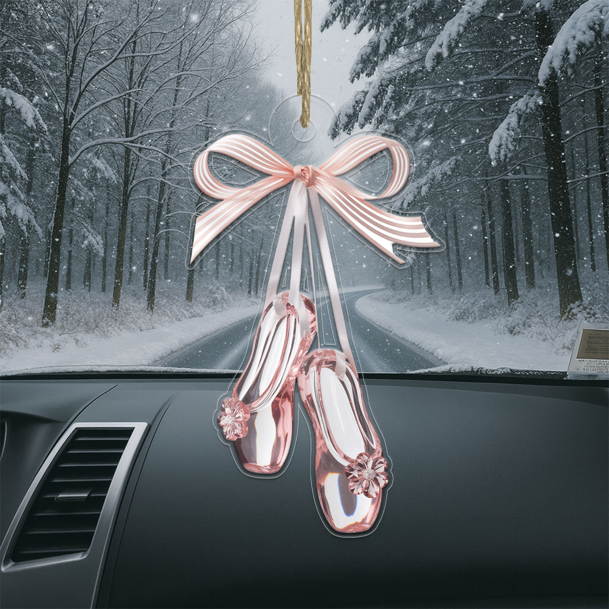 Personalized  Ballet Shoes with Bow