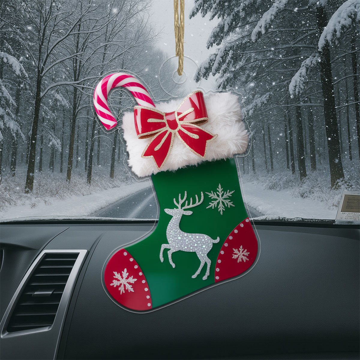 Personalized Christmas Window Decorations Pendant