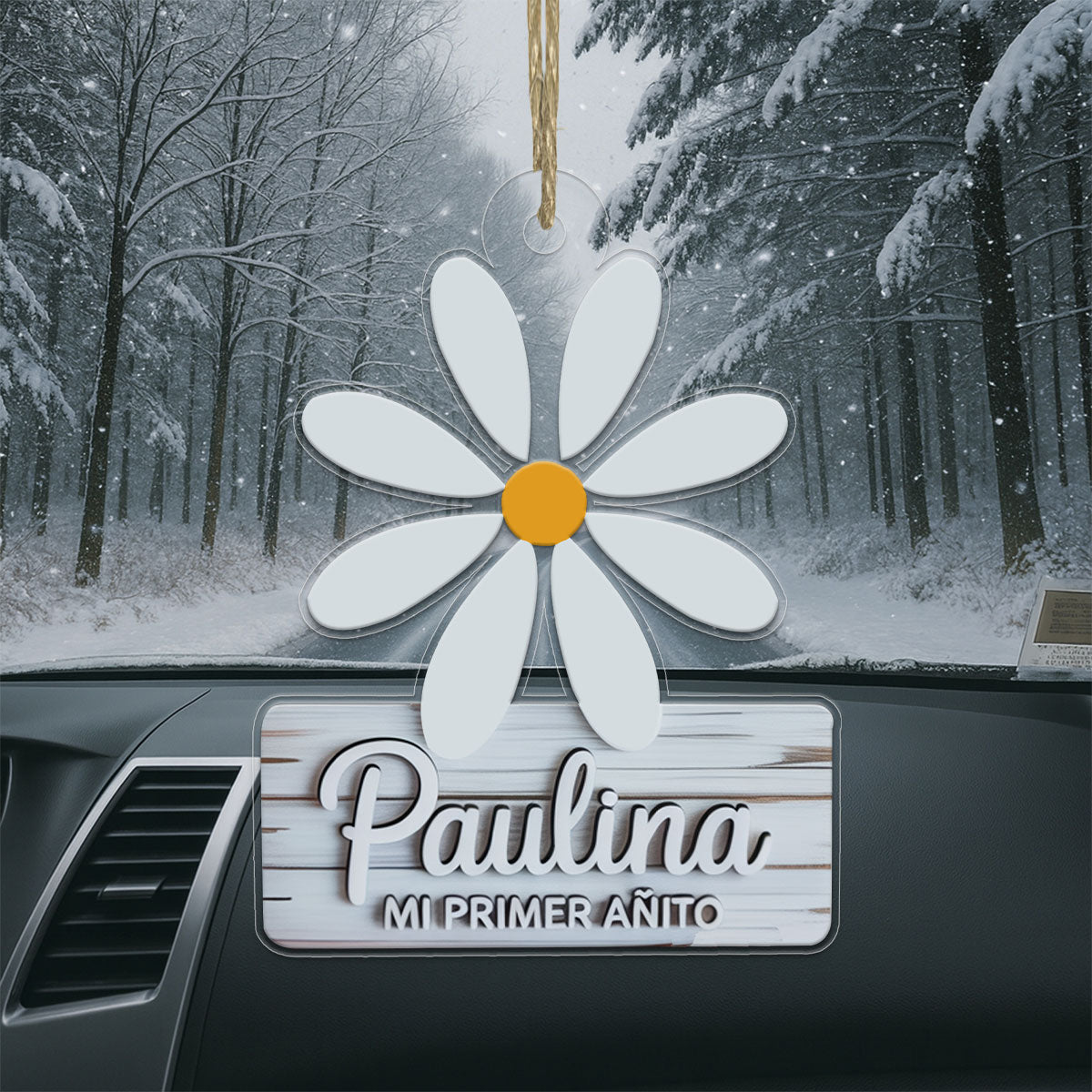 Personalized Daisy Flower