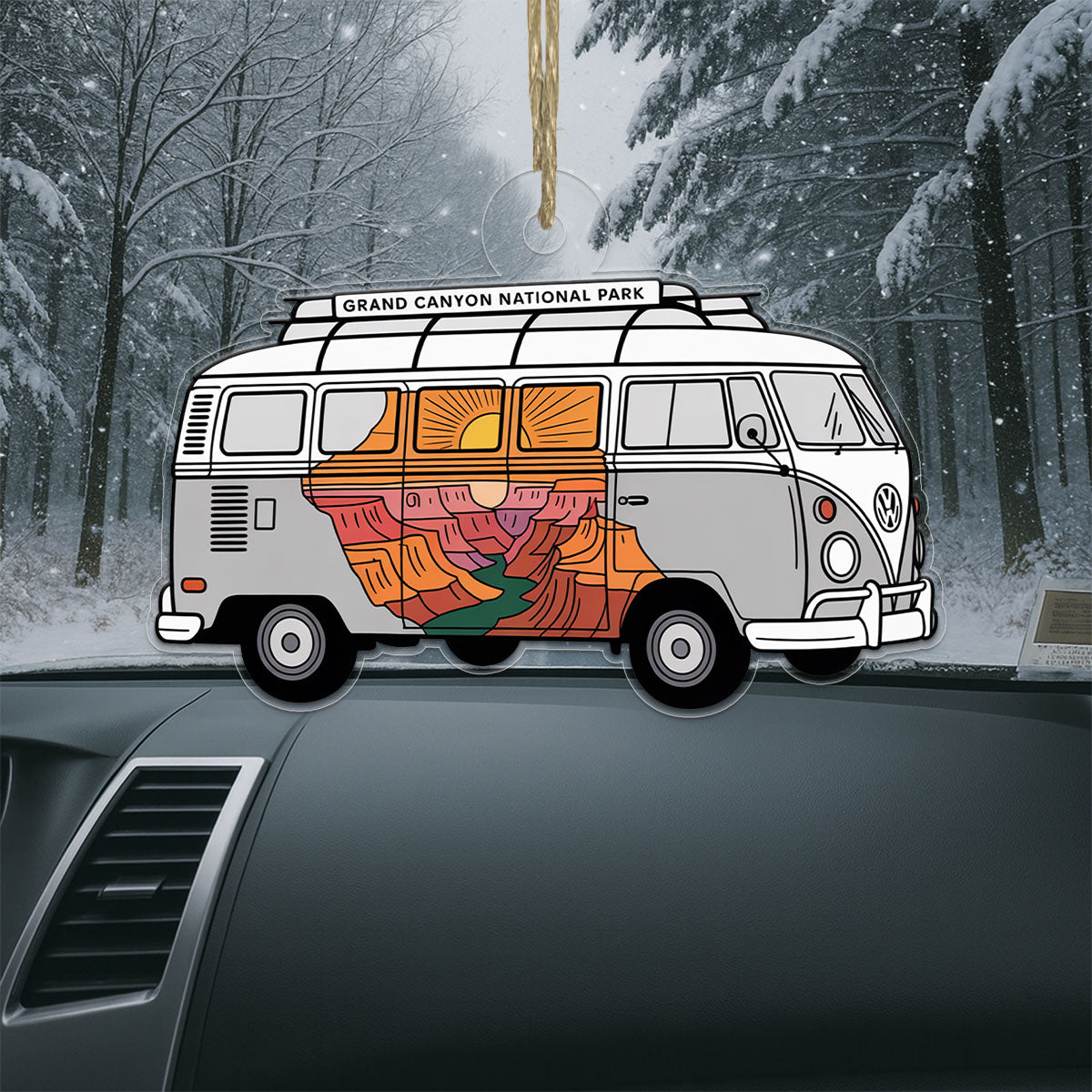 Grand Canyon Road Trip Acrylic Ornament2 copy