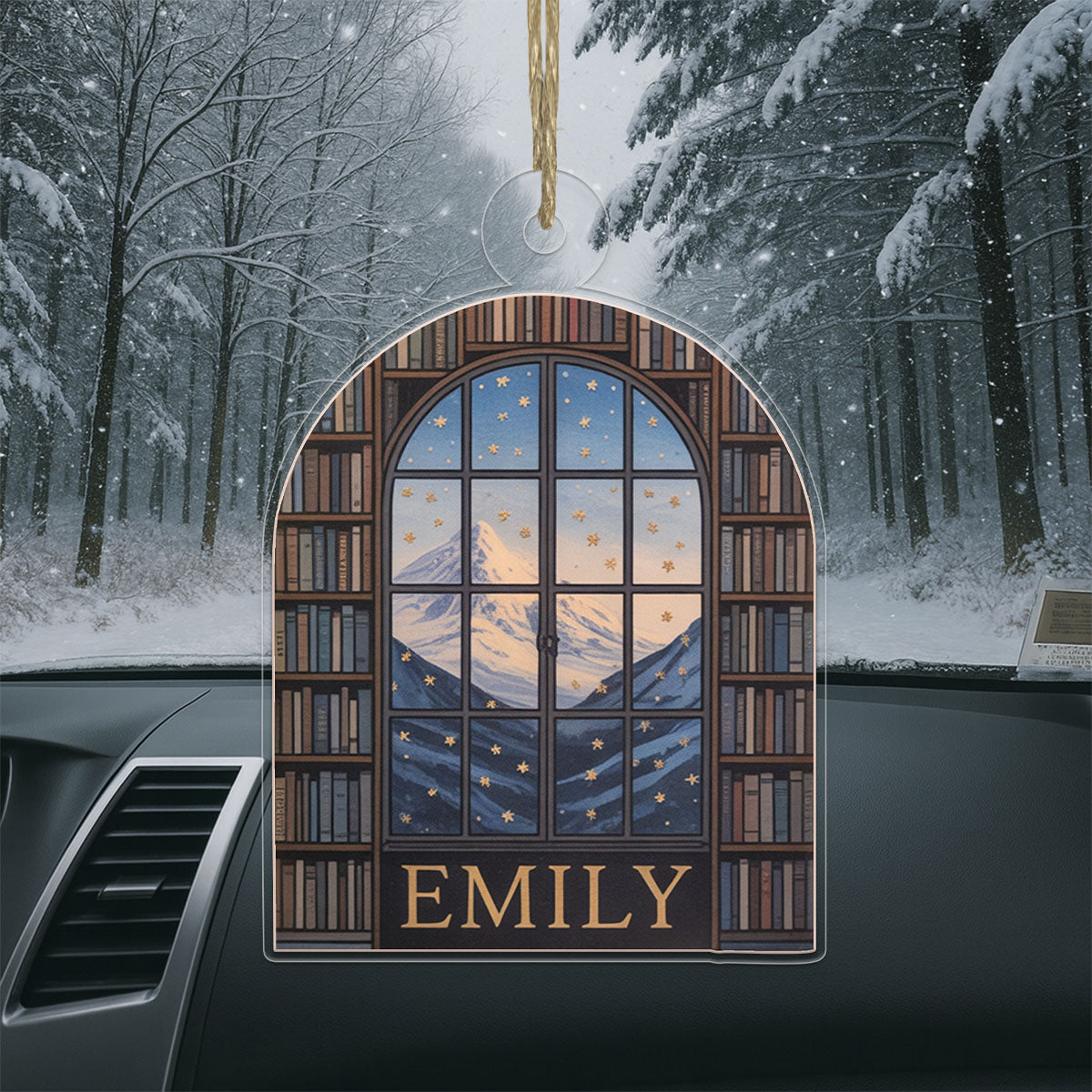 Personalized Night Court Bookshelf Acrylic Ornament Christmas Gift