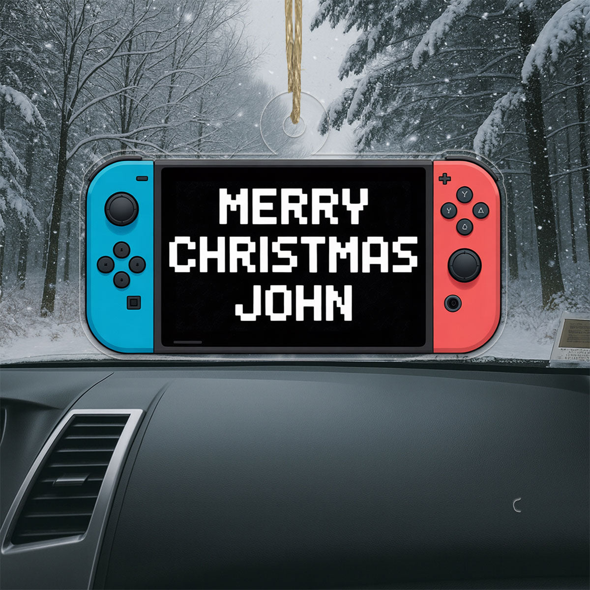 Personalized Video Game Ornament, Custom Gamer Christmas Ornament, Video Game Lover Gift, Holiday Decoration Keepsake, Unique Xmas Ornament