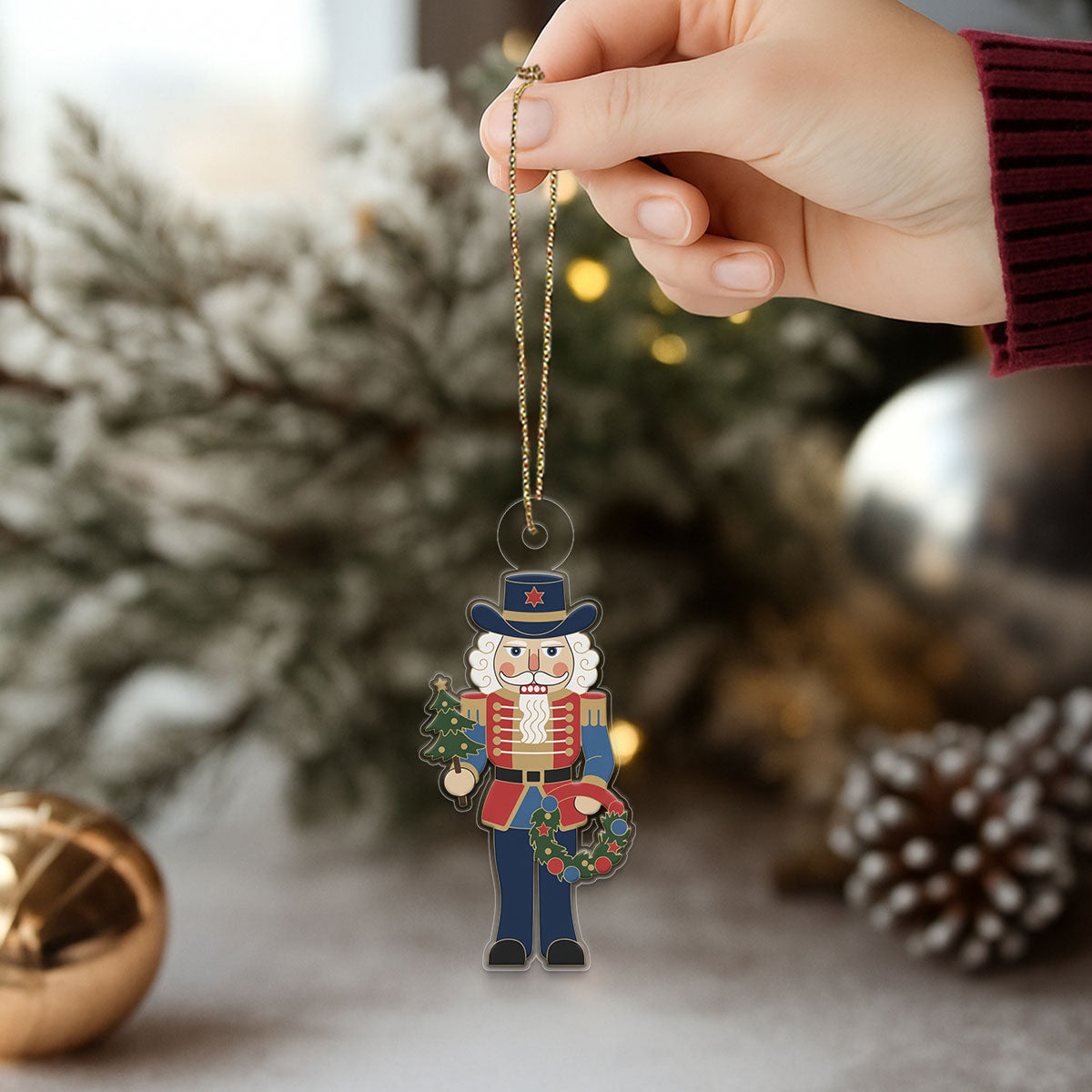 Nutcracker Ornament Acrylic Ornament Christmas Gift