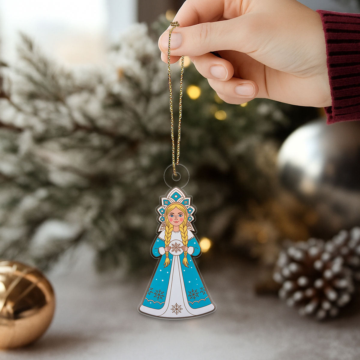 The Snow Maidern 1 Acrylic Ornament Christmas Gift