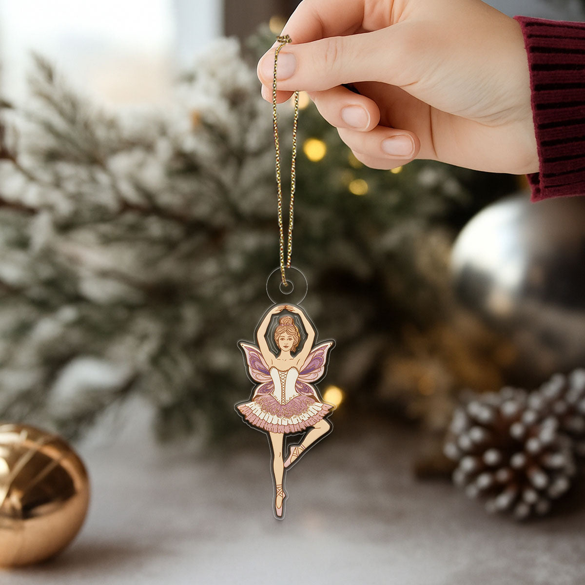 The Sugar Plum Fairy 1 Acrylic Ornament Christmas Gift