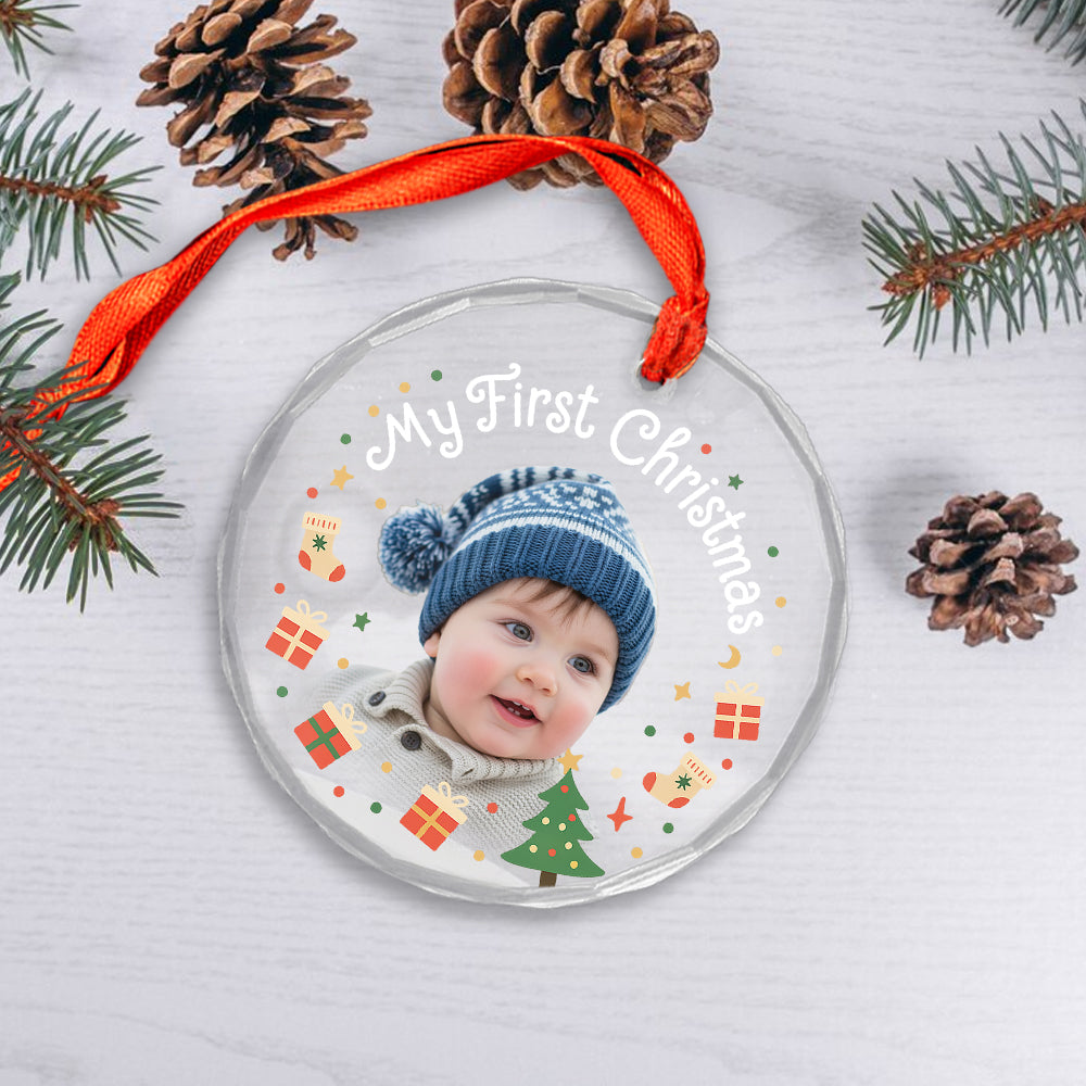 Photo Ornament - Christmas Gifts For Dad, Mom, Baby