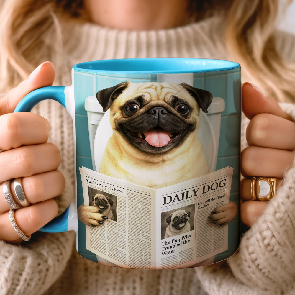 Custom Photo Dog Toilet Bathroom