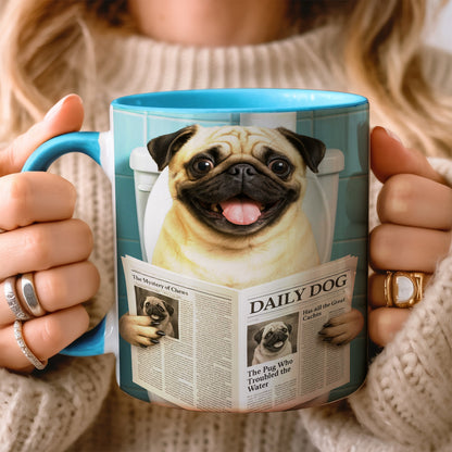 Custom Photo Dog Toilet Bathroom
