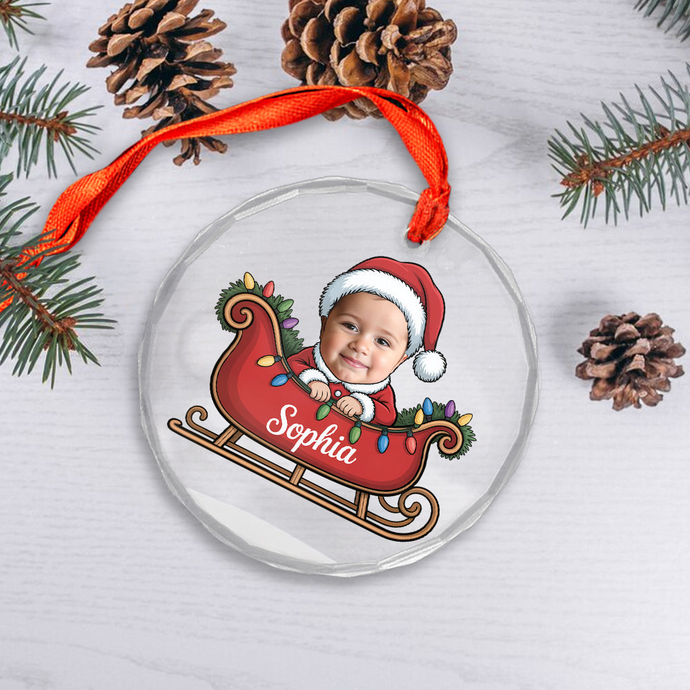 Custom Photo Little Santa