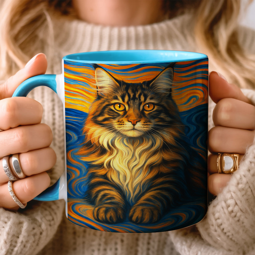 Custom Cat Portrait Expressionist Art