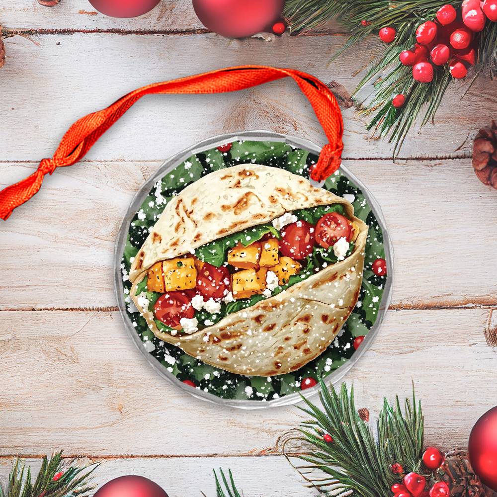 Chicken Caesar Wrap Close up Design 3