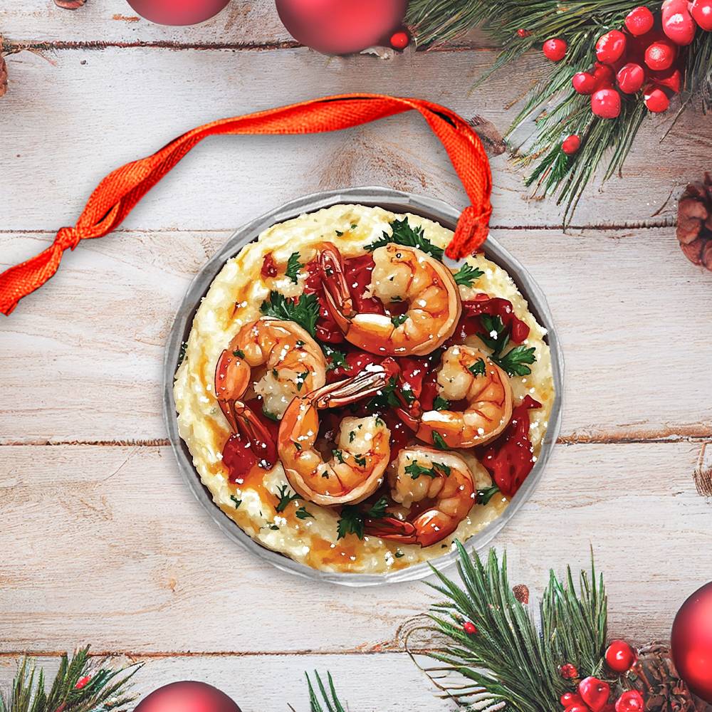 Shrimp and Grits Close up Design 1