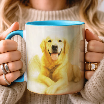Custom Photo Dog Angel In Heaven _ Gifts For Dog Lovers
