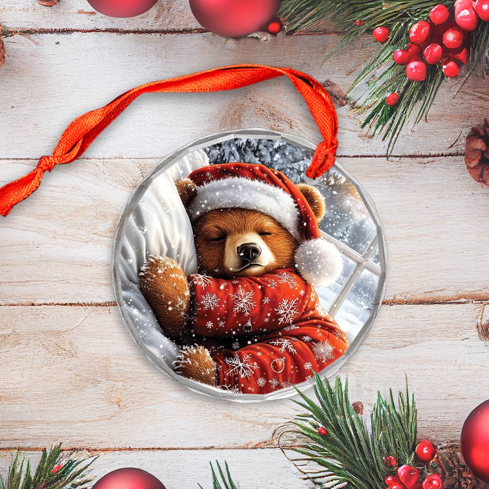 Grizzly Bear Sleeping In Bed Design 3
