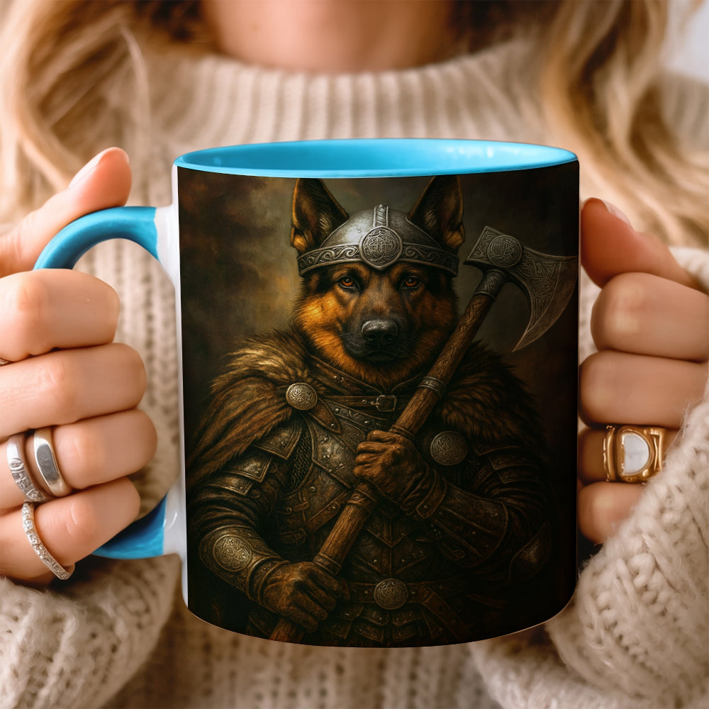 Custom Dog Photo Viking Warrior Mug _ Gift For Dog