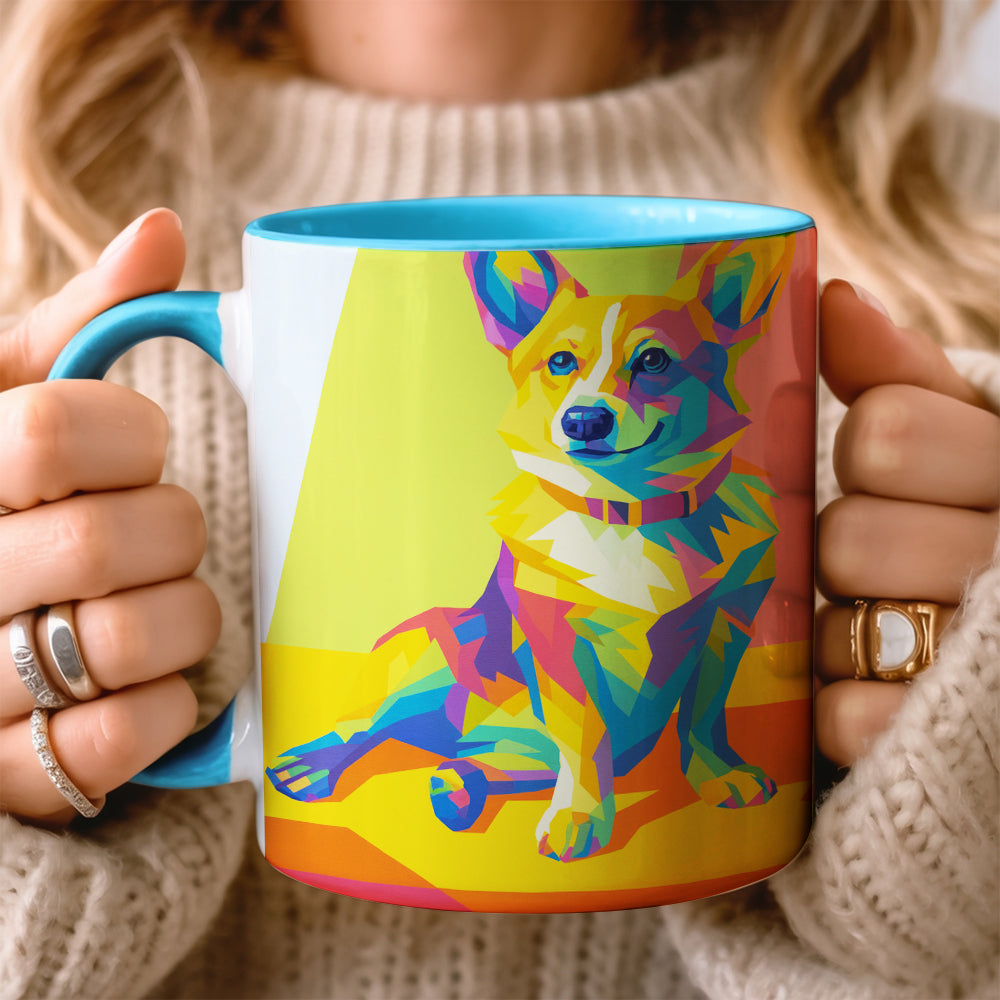 Custom Photo Pop Art Mug Gift For Dog Lovers