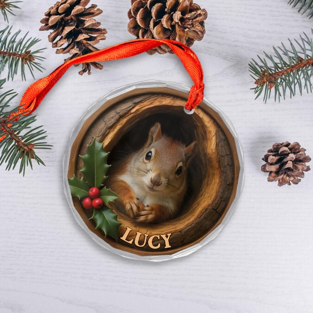 Custom Name Squirell Xmas