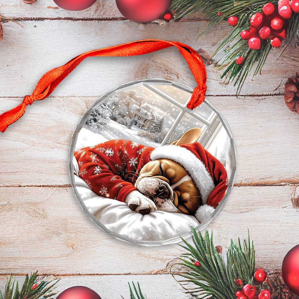 French Bulldog Sleeping In Bed Design 1