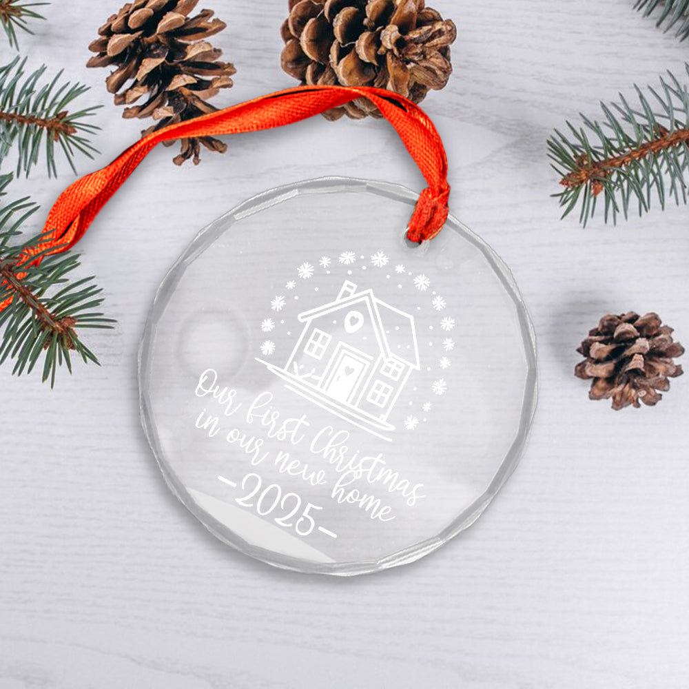 Our First Christmas in New Home Ornament 2025