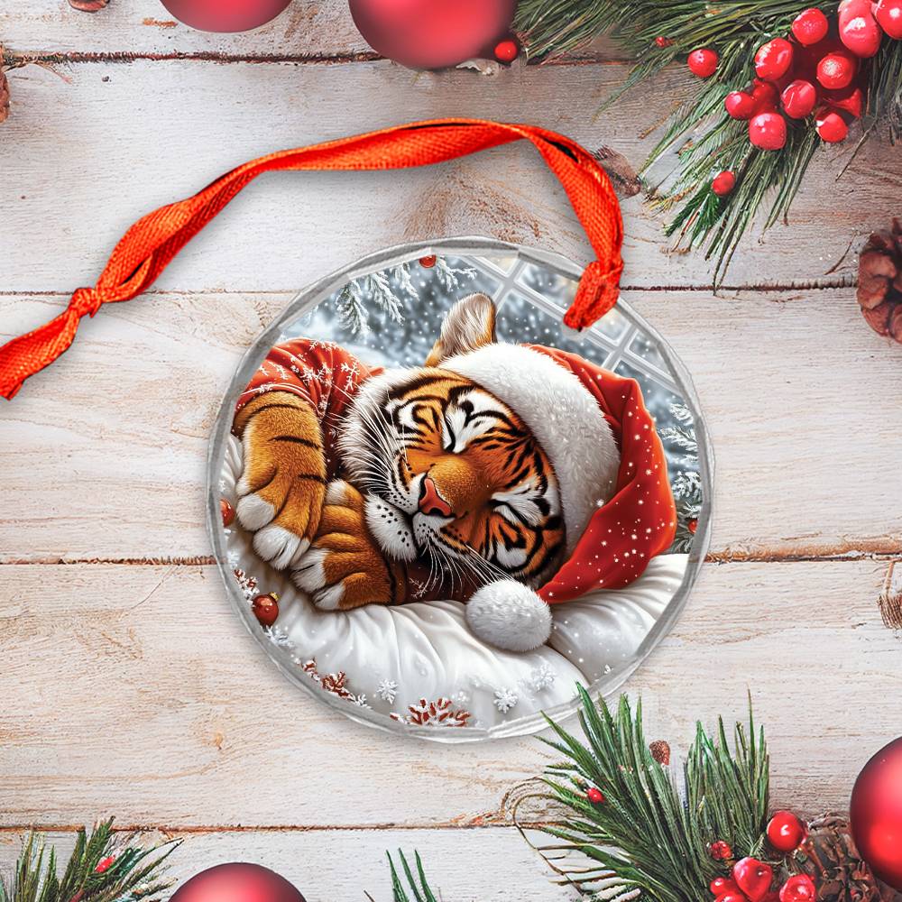 Tiger Sleeping In Bed Design 4