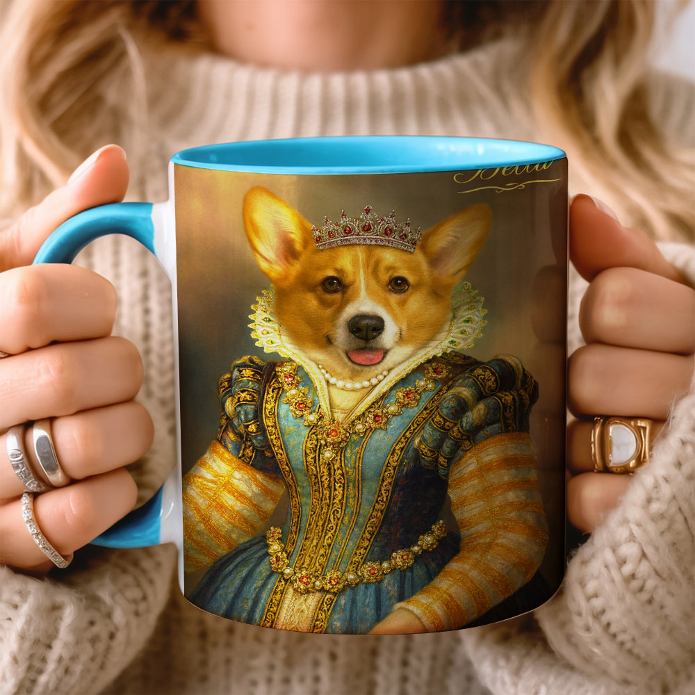 Custom Photo Sapphire Queen Dog Mug Gift For Dog Lovers