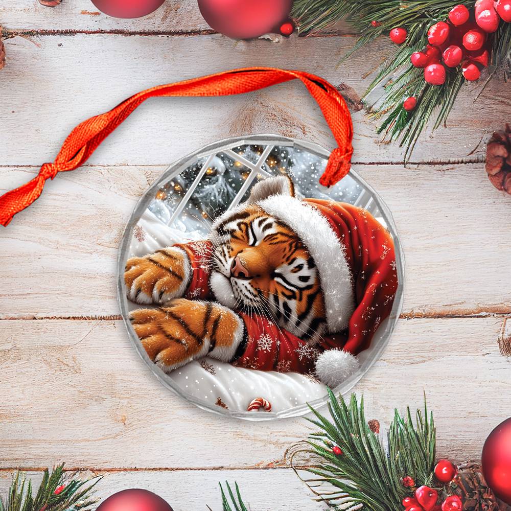 Tiger Sleeping In Bed Design 2