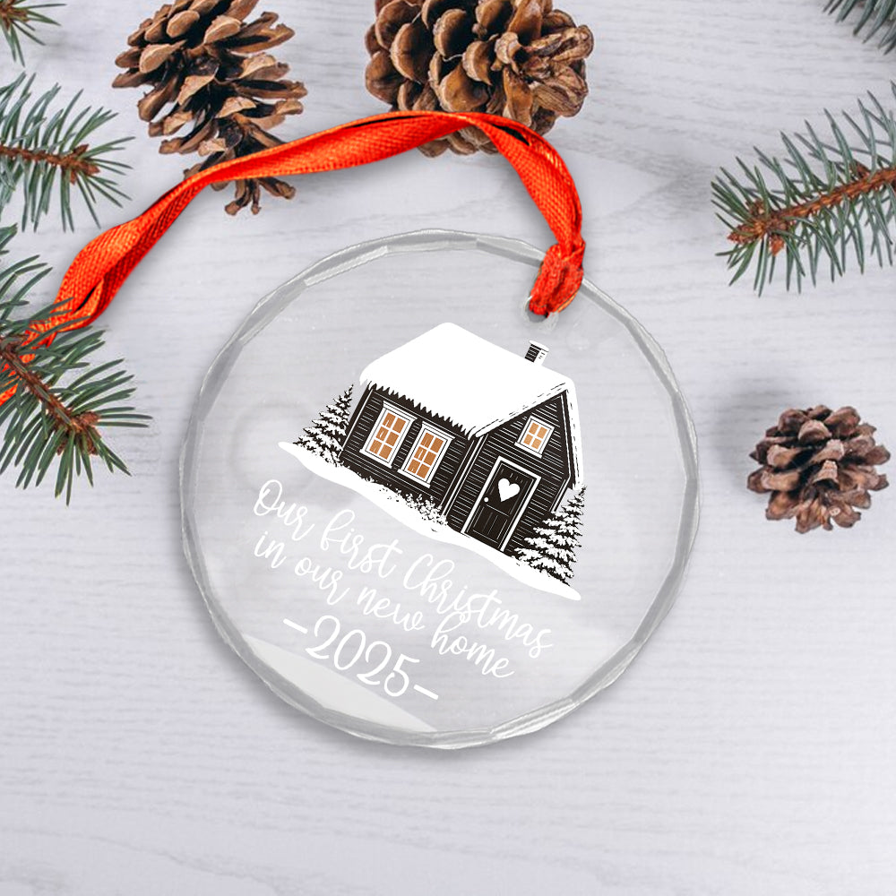 Personalized First Christmas New Home Ornament