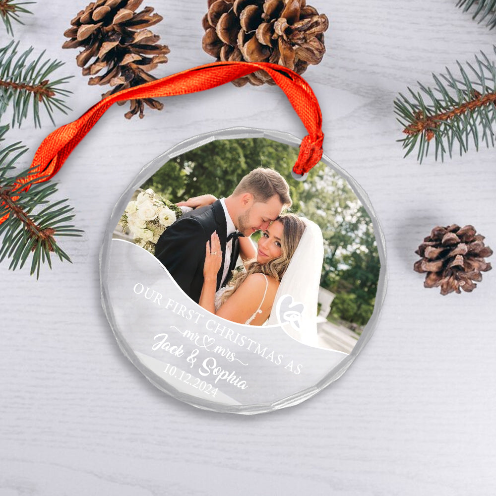 Personalized Couple First Christmas