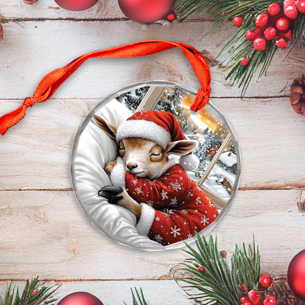 Goat Sleeping In Bed Design 1