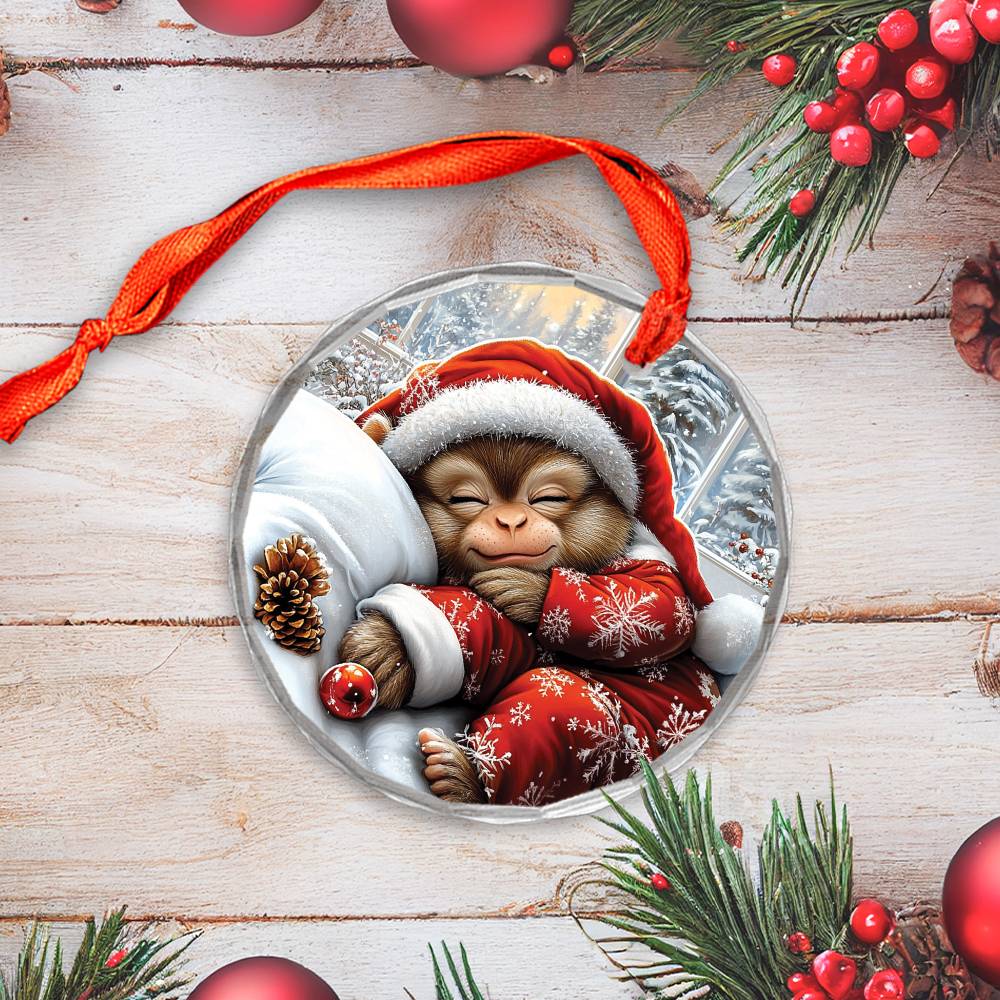 Monkey Sleeping In Bed Design 3