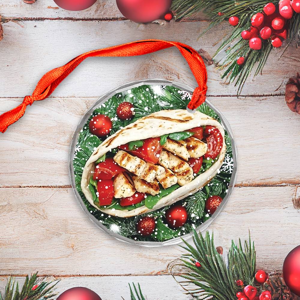 Chicken Caesar Wrap Close up Design 2
