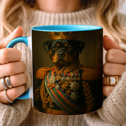 Custom Photo Dog King Crown Royal Mug _ Gift For Dog Lovers