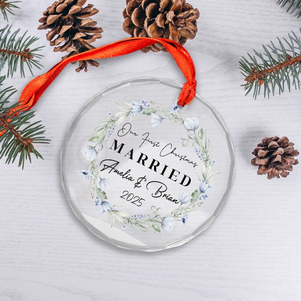 Custom Couple First Christmas Together