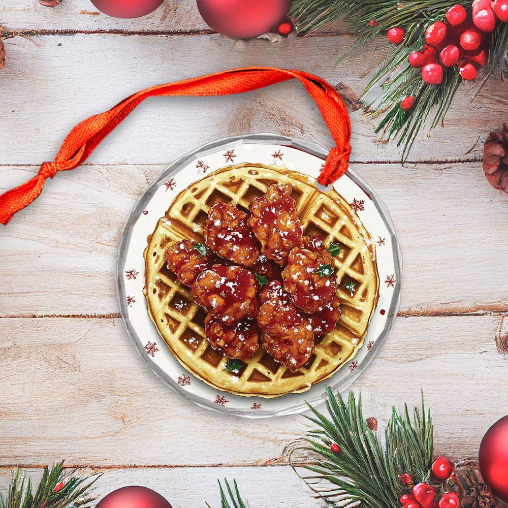 Chicken and Waffles Close up Design 4