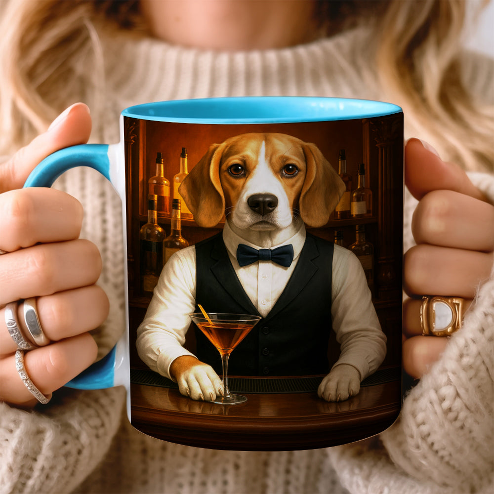 Personalized Dog Portrait Bartender