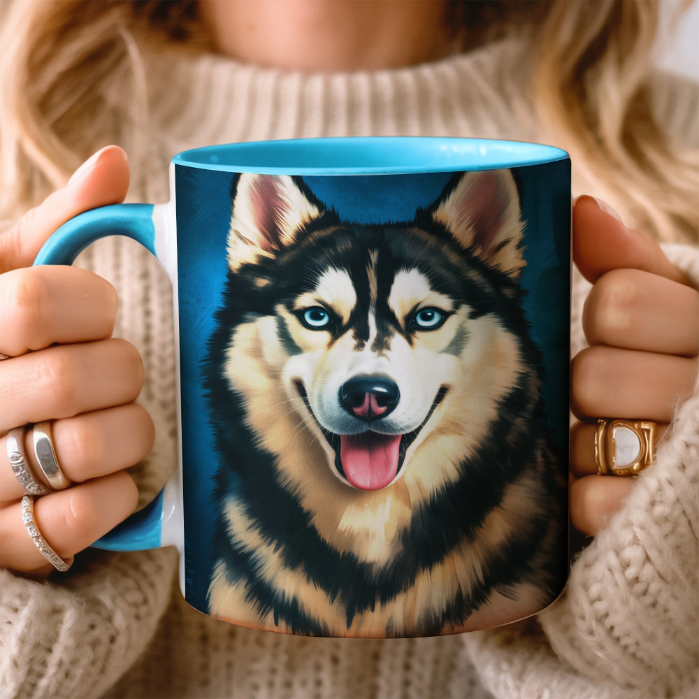 Custom Dog Deep Blue