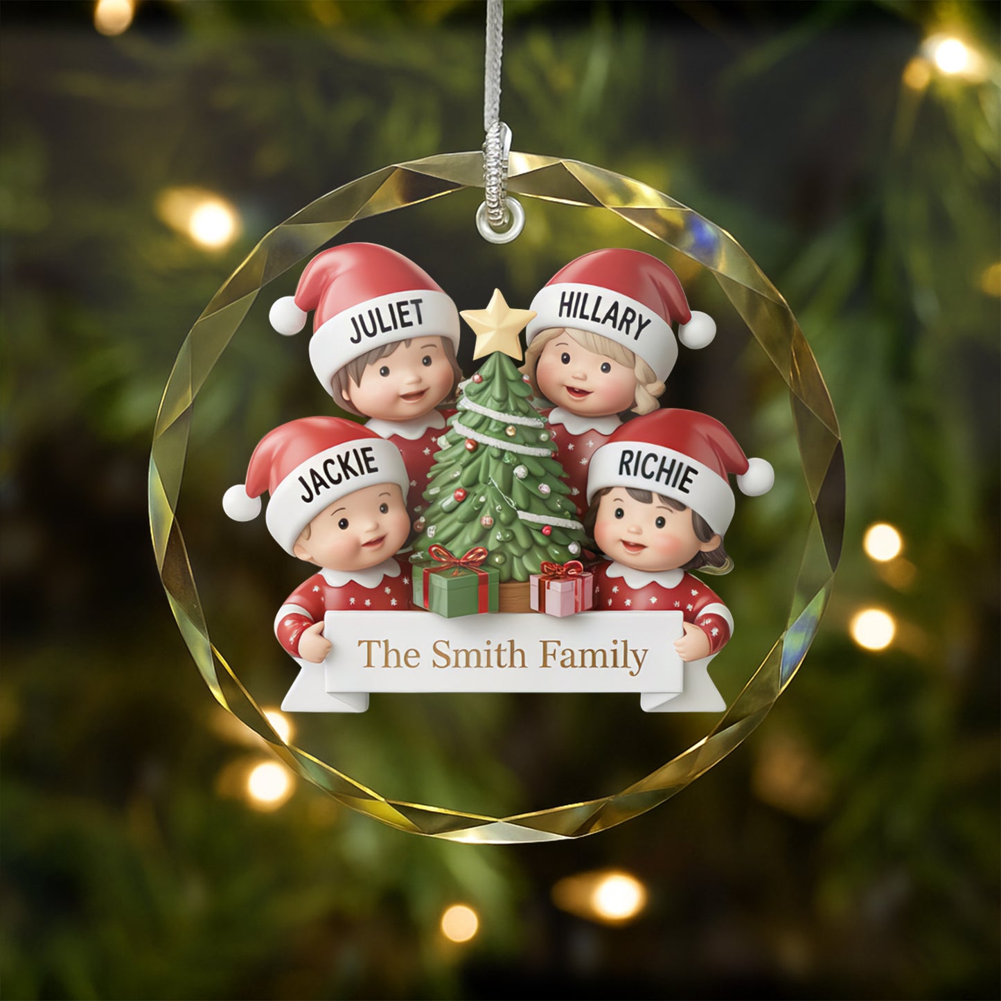 Personalize Christmas Family Ornament2