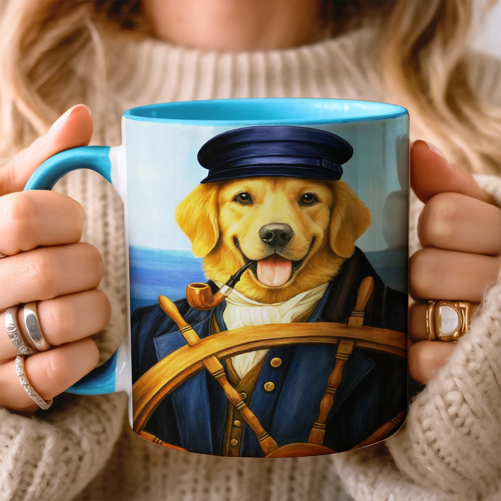 Custom Photo Sailor Dog Mug Gift For Dog Lovers