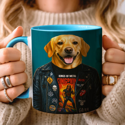 Custom Photo Dog Rock n Roll Mug