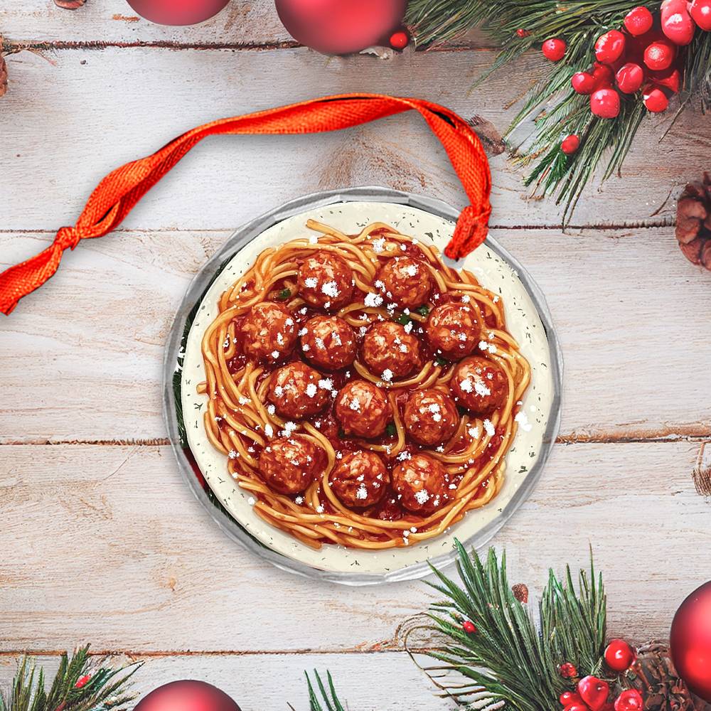 Spaghetti and Meatballs Close up Design 3