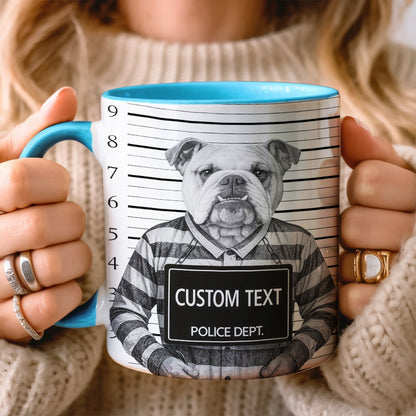 Custom Photo Dog Wanted By Pawlice Mug _ Gifts For Dog Lovers