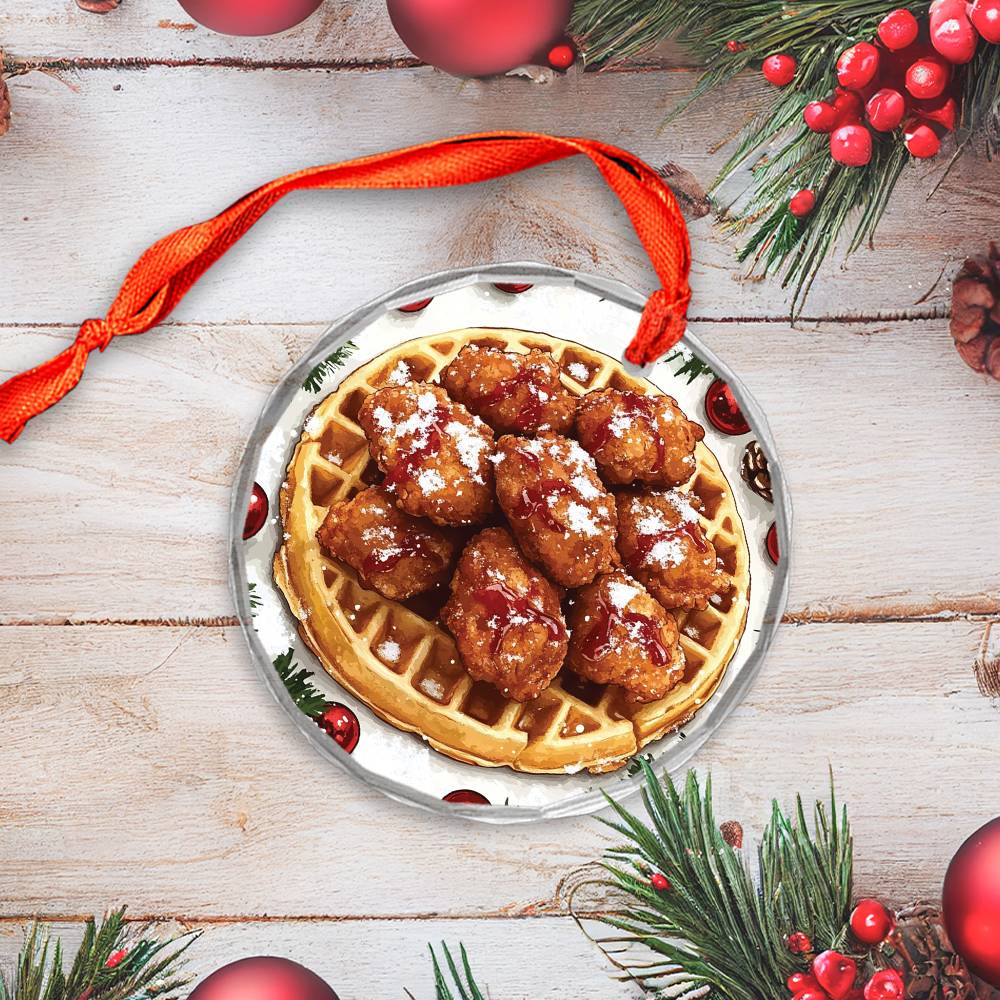 Chicken and Waffles Close up Design 1