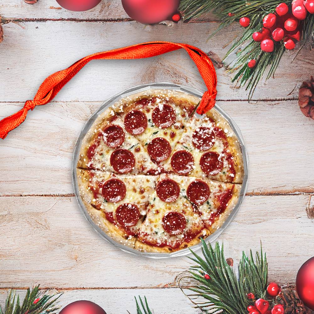 Pepperoni Pizza Close up Design 4