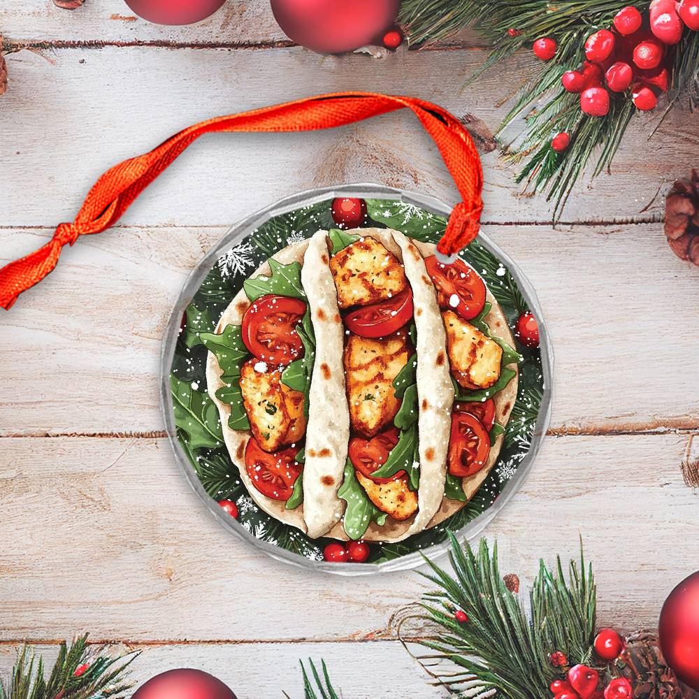 Chicken Caesar Wrap Close up Design 4