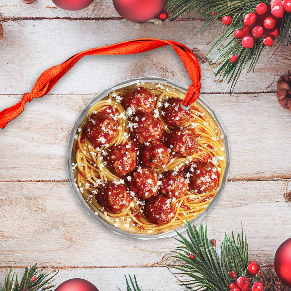 Spaghetti and Meatballs Close up Design 1