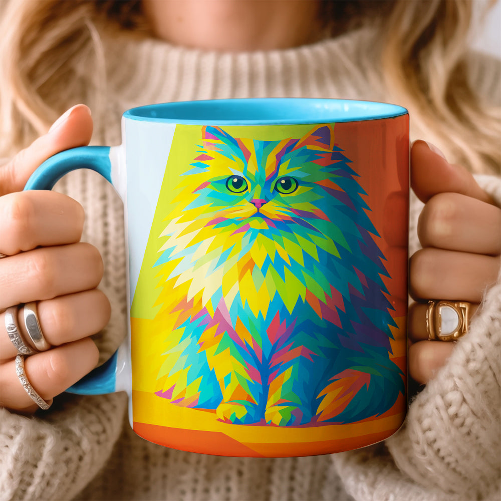 Custom Photo Pop Art MugGift For Cat Lovers