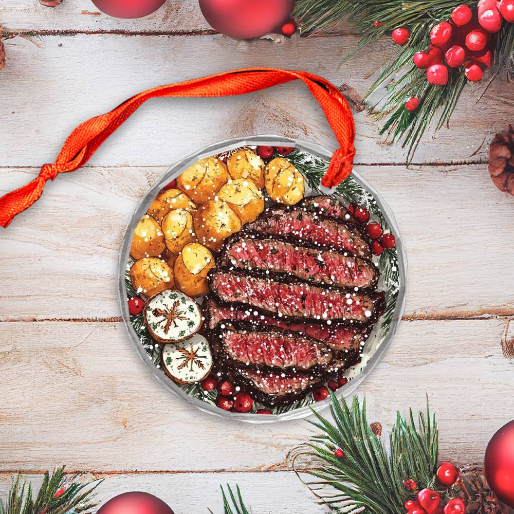 Steak and Potatoes Close up Design 4